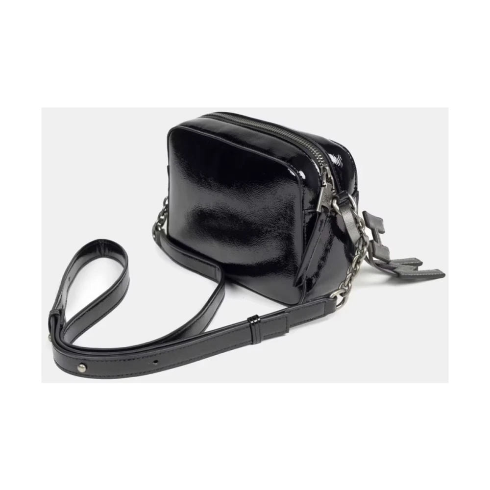 Munich Stijlvolle Crossbody Cameratas Black Dames