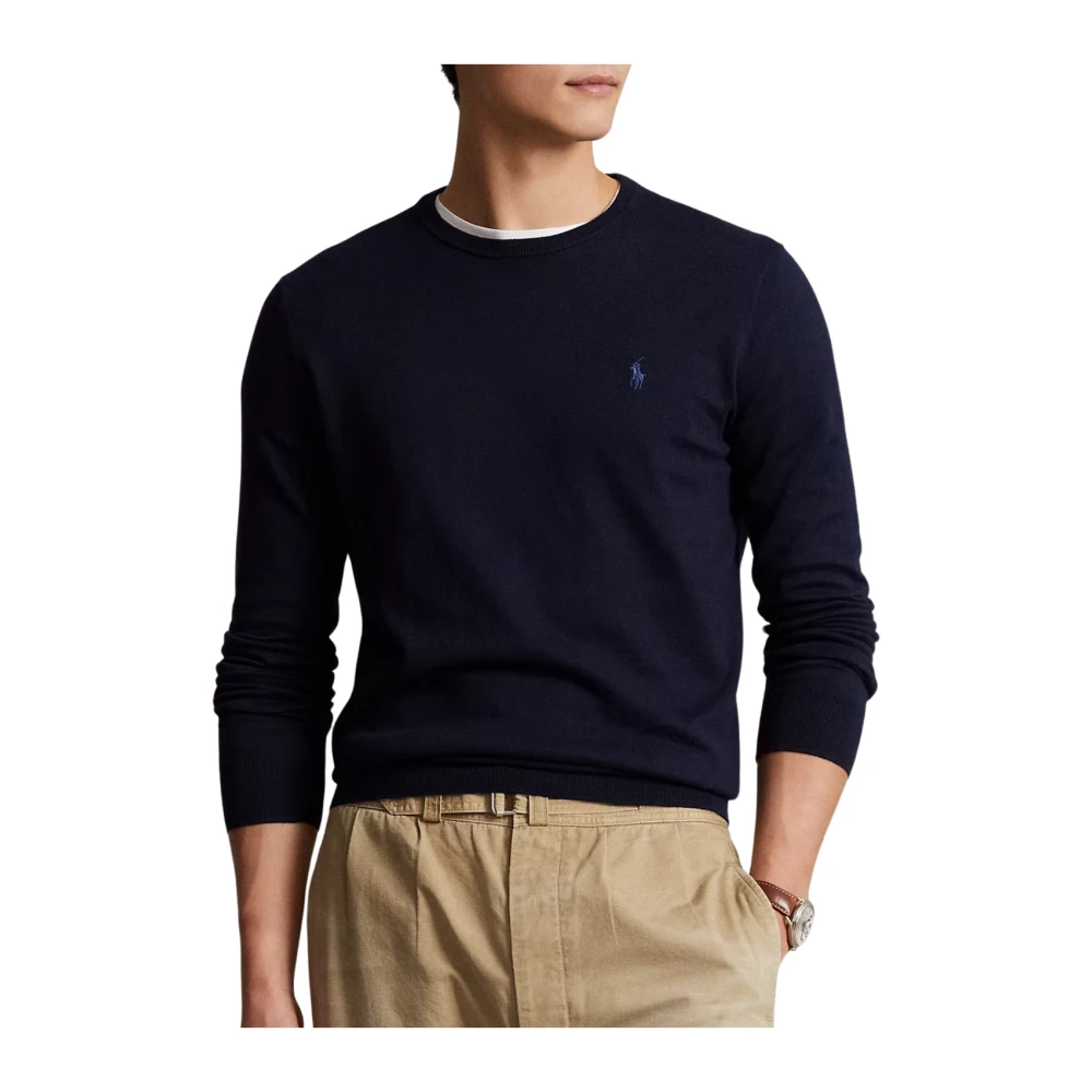 Polo Ralph Lauren Uomo Blu Maglie, L, New,