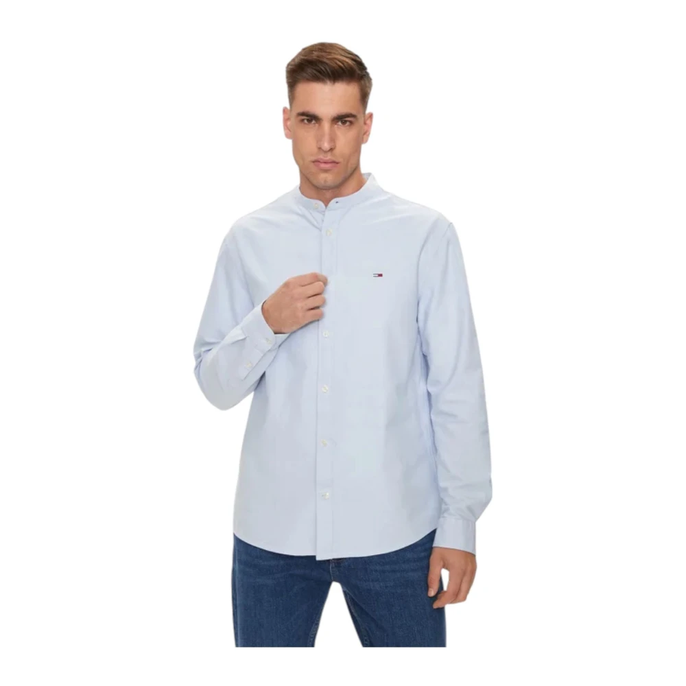 Tommy Jeans Lange mouwen shirt Blue Heren