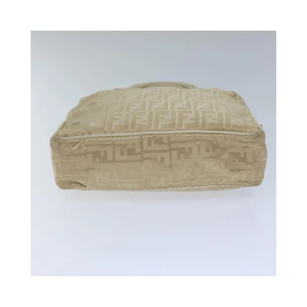 Fendi Vintage Pre-owned Nylon handbags Beige Dames