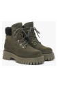 bottines-a-lacets-vert-fonce