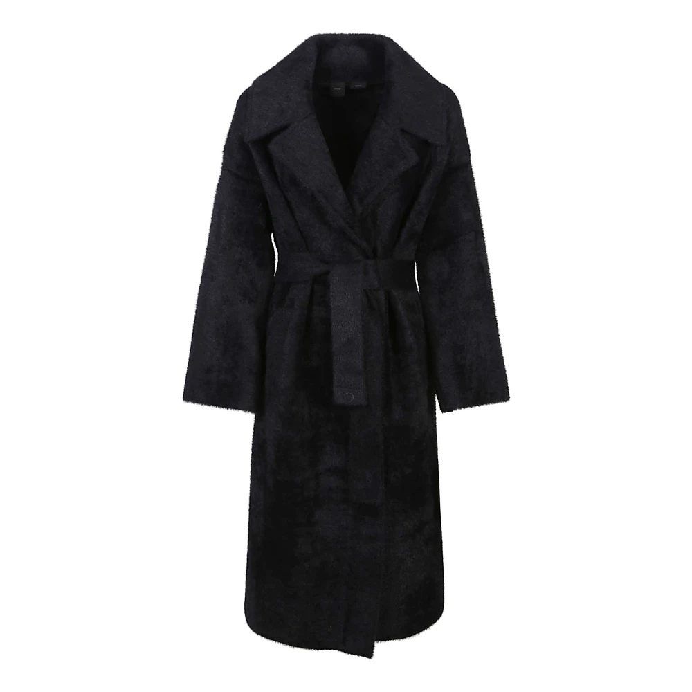 Pinko Stijlvolle Uvaggio Jas Black Dames