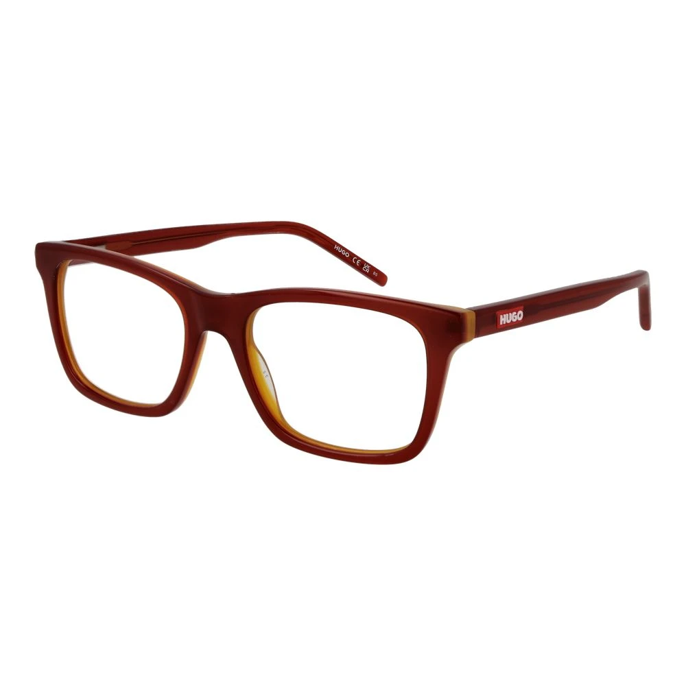 Hugo Men's Brown Optical Frames Acetate Full-Rim - Glasses - One Size- Accessories