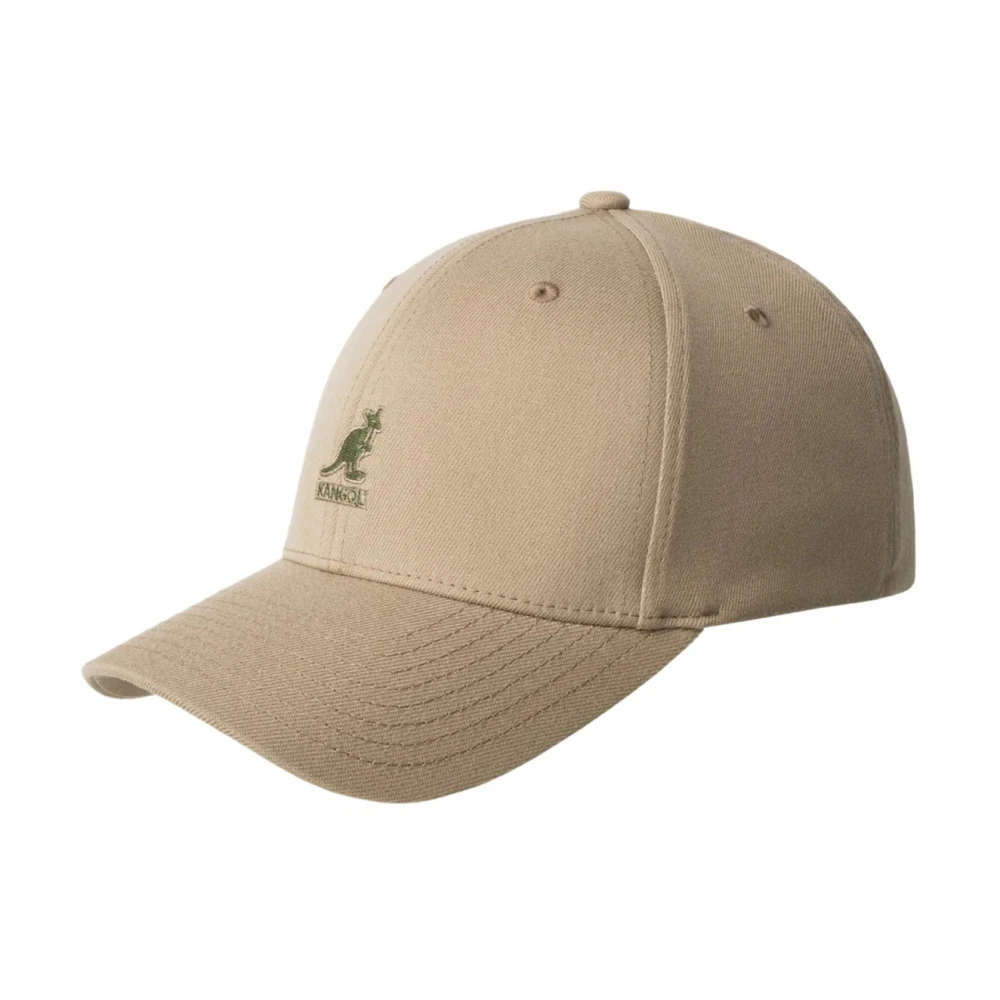 Kangol Women's Beige Wool Flexit Baseball Cap Unisex - Hats & Caps - S/M - Accessories