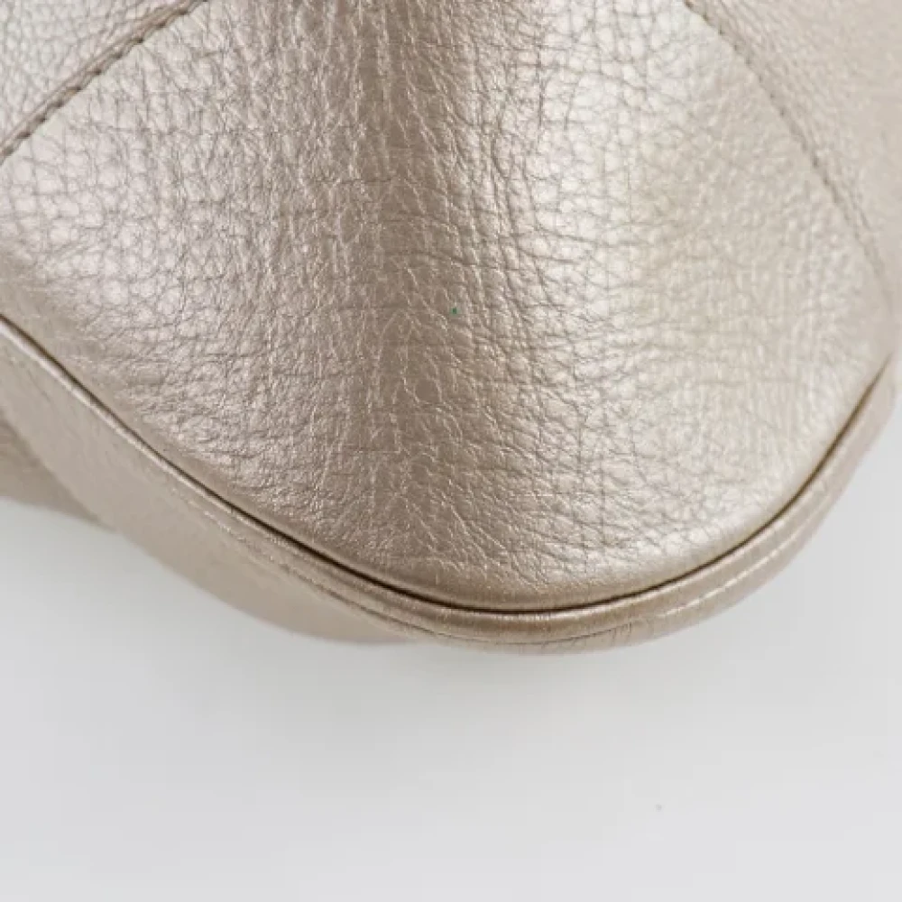 Salvatore Ferragamo Pre-owned Leather handbags Yellow Dames