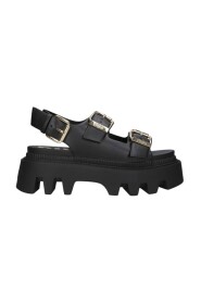 Sandały damskie Buffalo Flora On Vegan 1602122-BLK 40