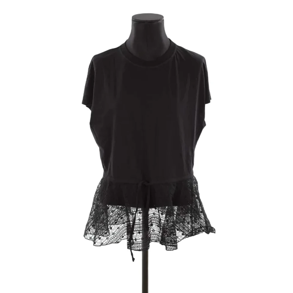 Giambattista Valli Pre-owned Cotton tops Black Dames