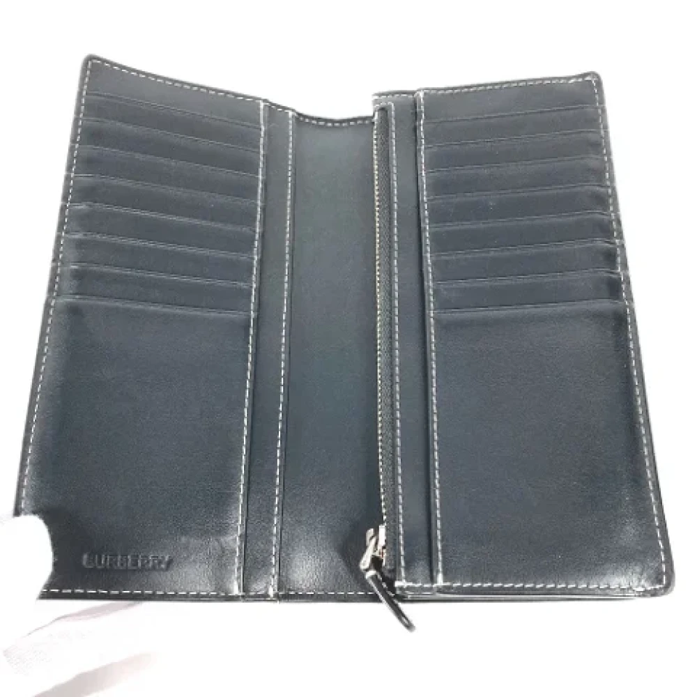 Burberry Vintage Pre-owned Leather wallets Brown Dames