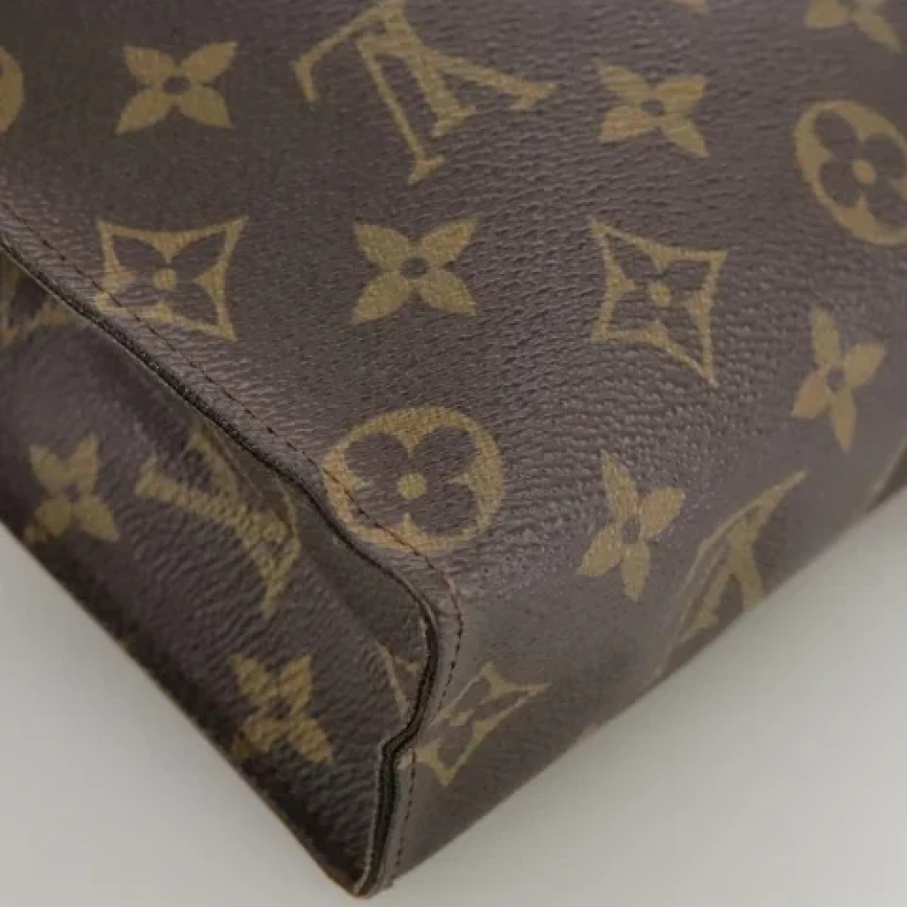 Louis Vuitton Vintage Pre-owned Canvas clutches Brown Dames