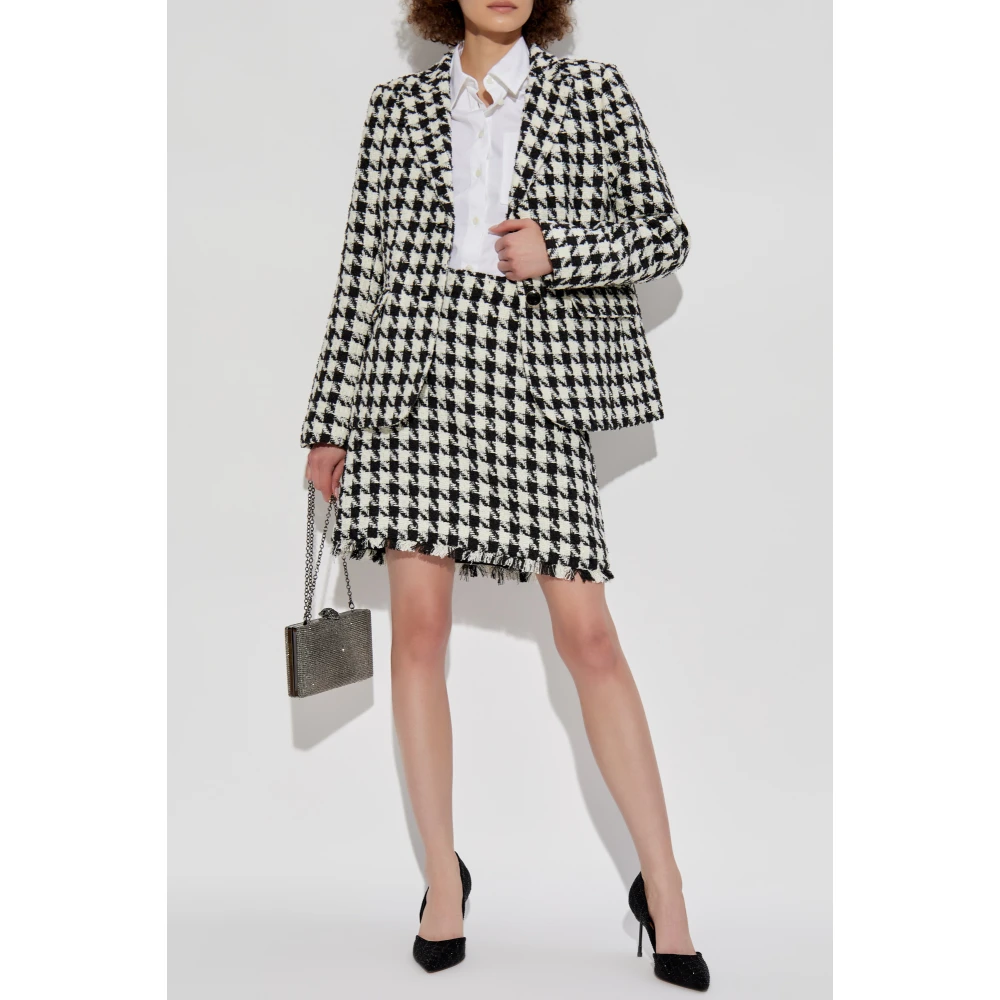 Kate Spade Blazer met pepita patroon Beige Dames
