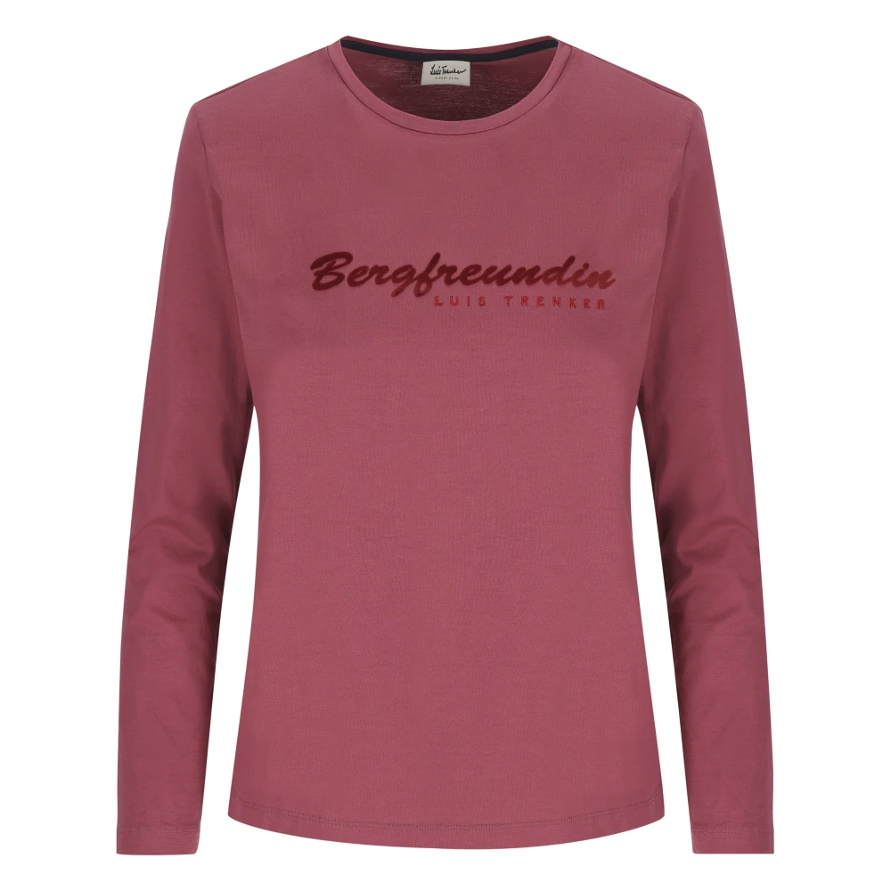 Luis Trenker Outdoor Avontuur T-shirt Pink Dames