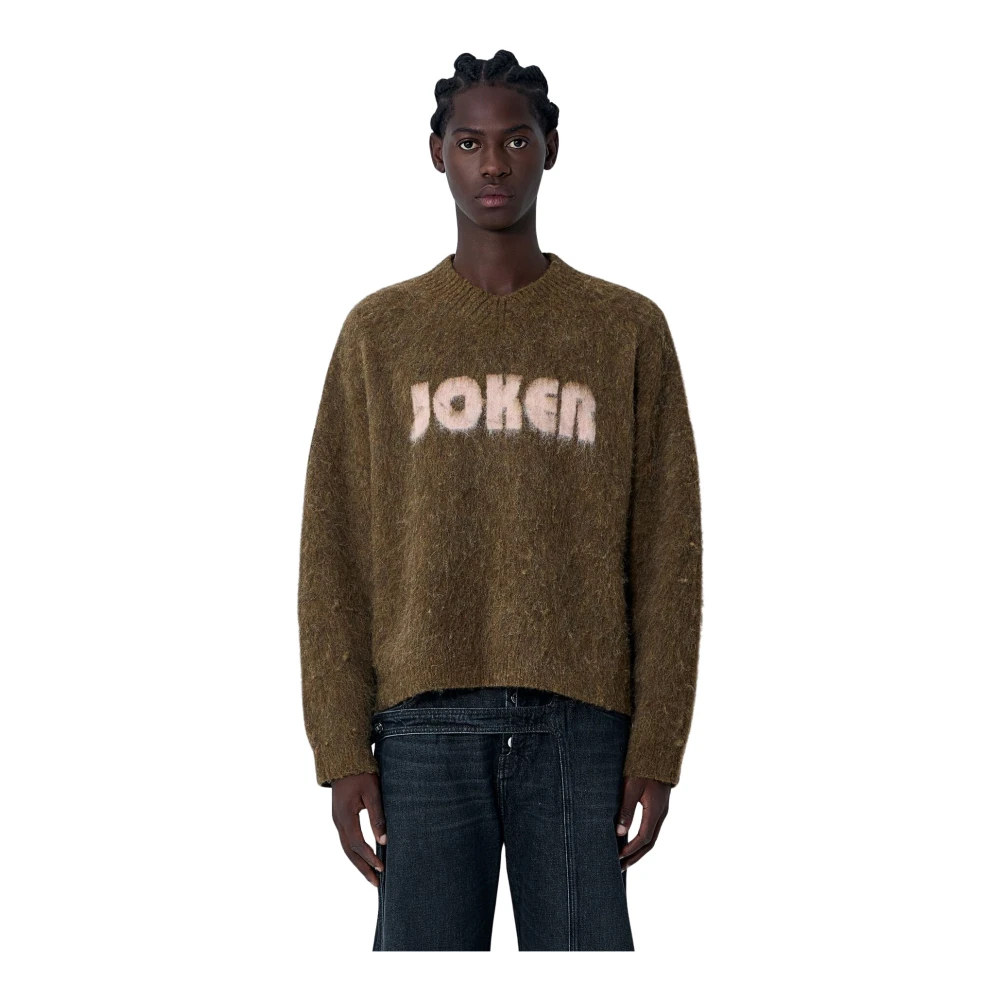 Martine Rose Uomo Marrone - Brushed Mohair Sweater, Size: M - Immagine 3