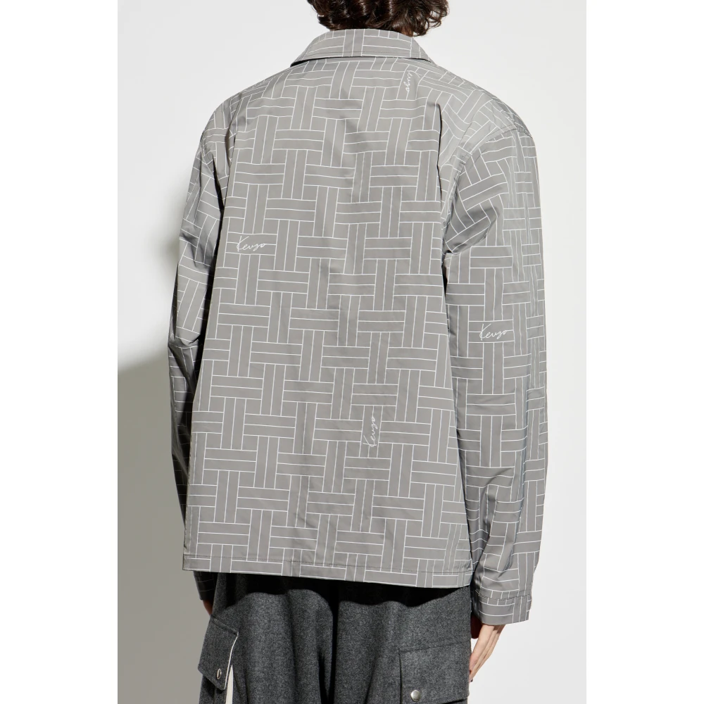 Kenzo Jas met kraag Gray Heren