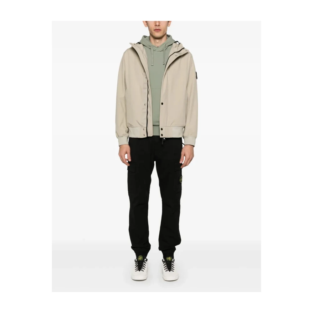 Stone Island Beige Bomberjacks Beige Heren
