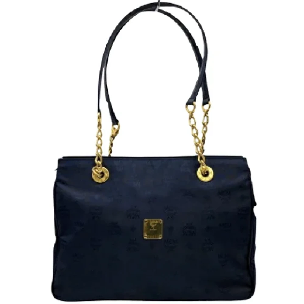 MCM Pre-owned Fabric totes Blue Dames