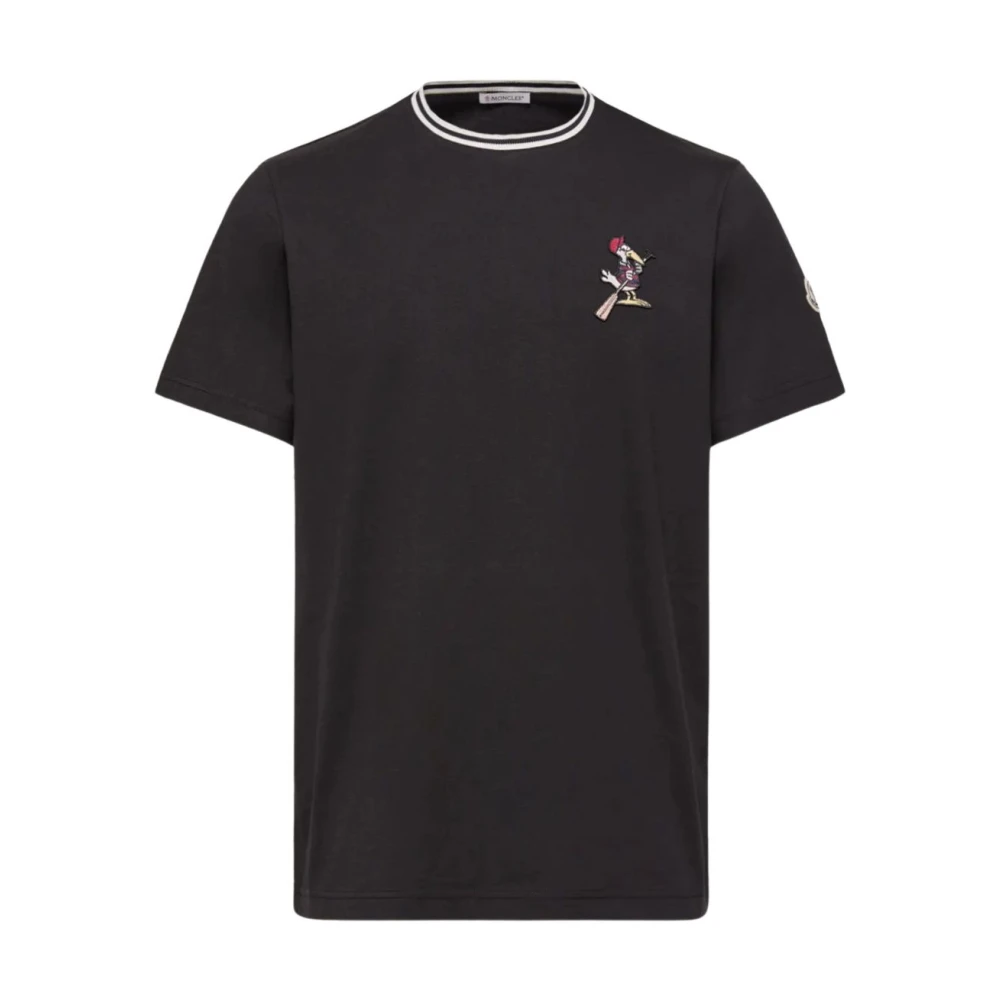Moncler Men's Black T-Shirts, S, T-Shirts And Polos
