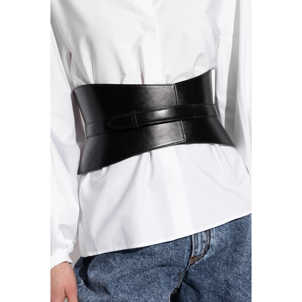 Alaïa Leren riem Black Dames