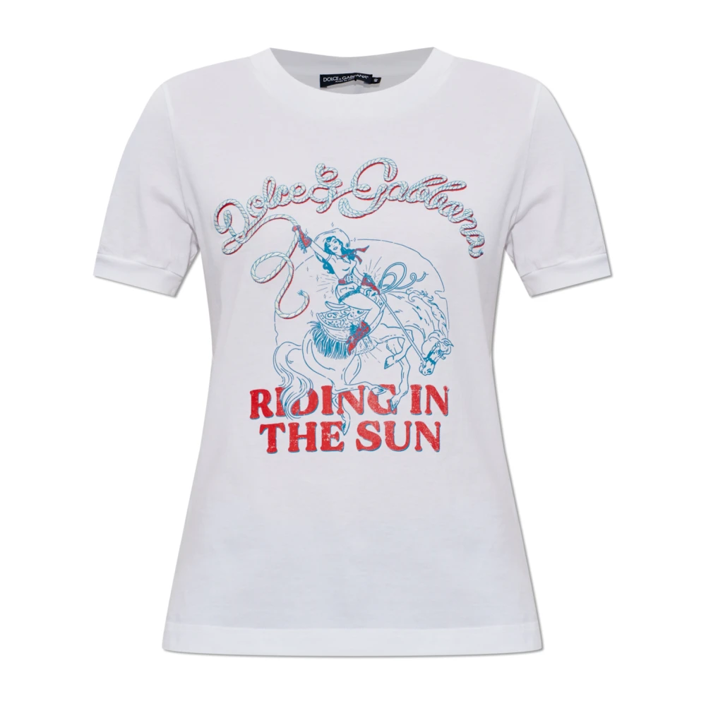 Dolce & Gabbana Donna Bianco Top, S, New,
