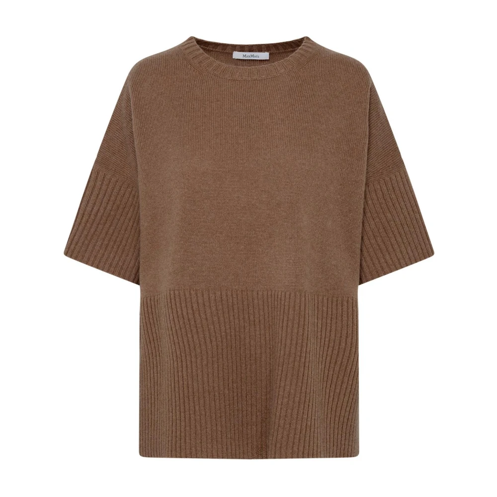 Max Mara Cashmere Manto Shirt Brown Dames
