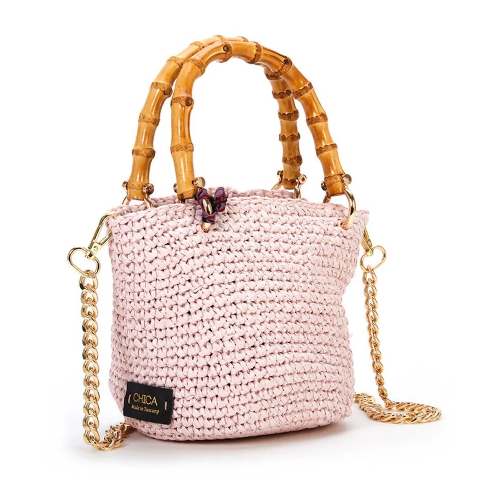 Chica London Bucket Bags Pink Dames