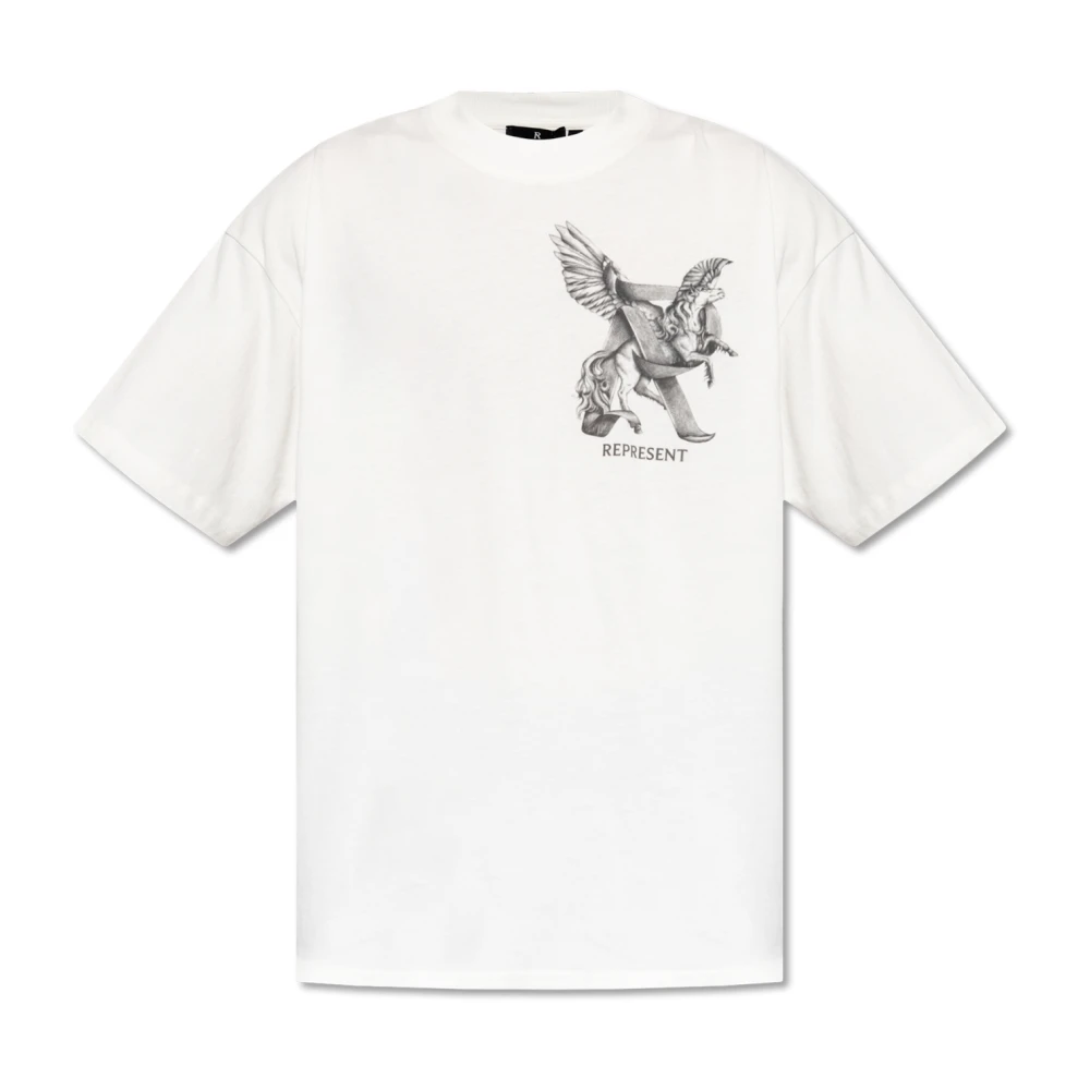 Represent Elegance In Motion T-Shirt White Heren