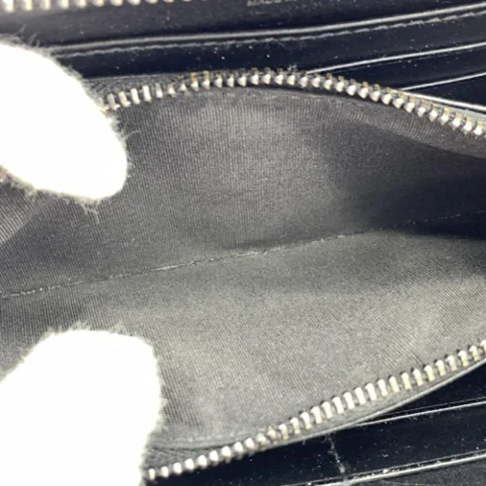 Jimmy Choo Pre-owned Leather wallets Blue Dames