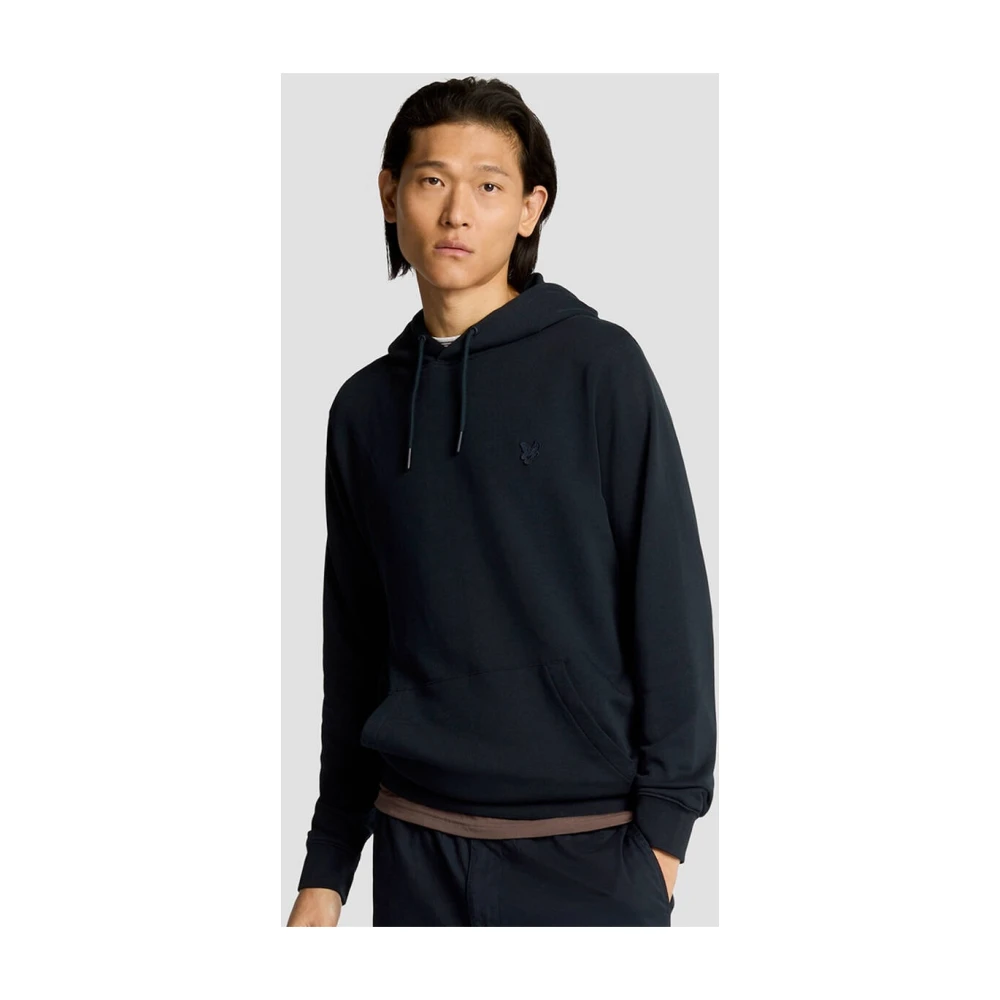 Lyle & Scott Hoodie in Trendy Stijl Blue Heren