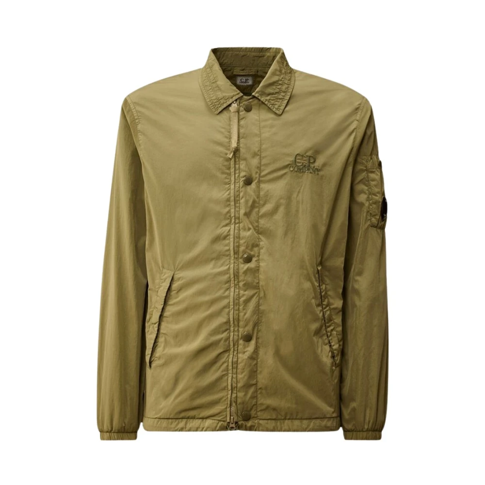CP Company Men's Chrome-R Nylon Overshirt - Moss Grey 610 - Size M (48) - Image 2