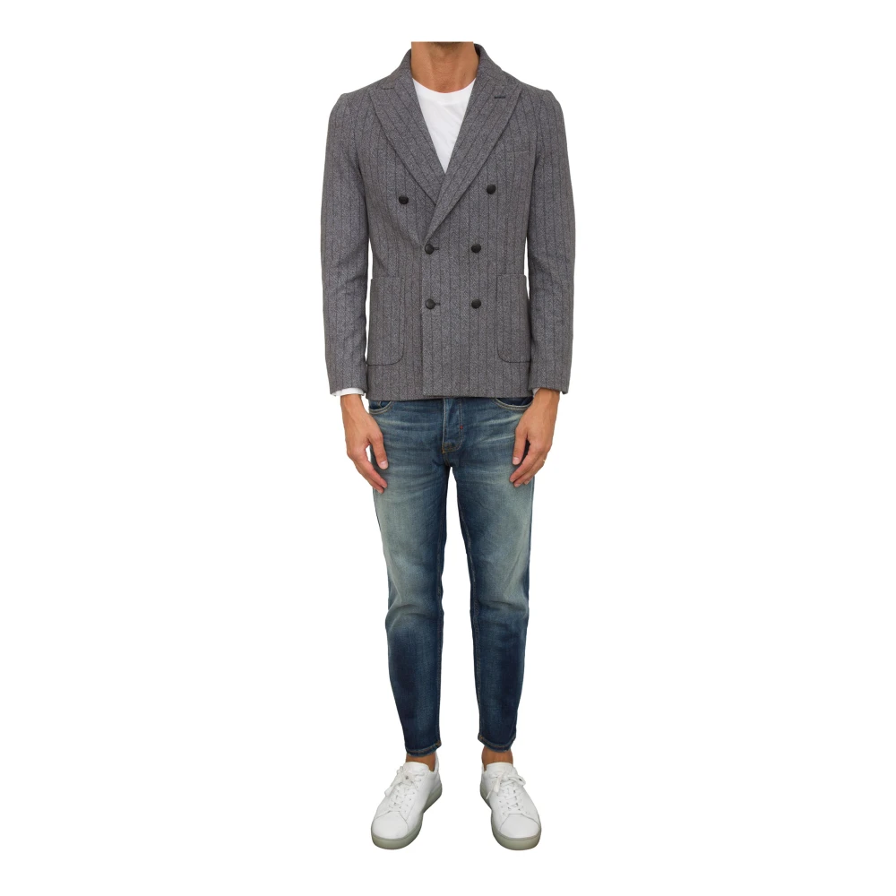 Circolo 1901 Stijlvolle Jas voor Mannen Gray Heren