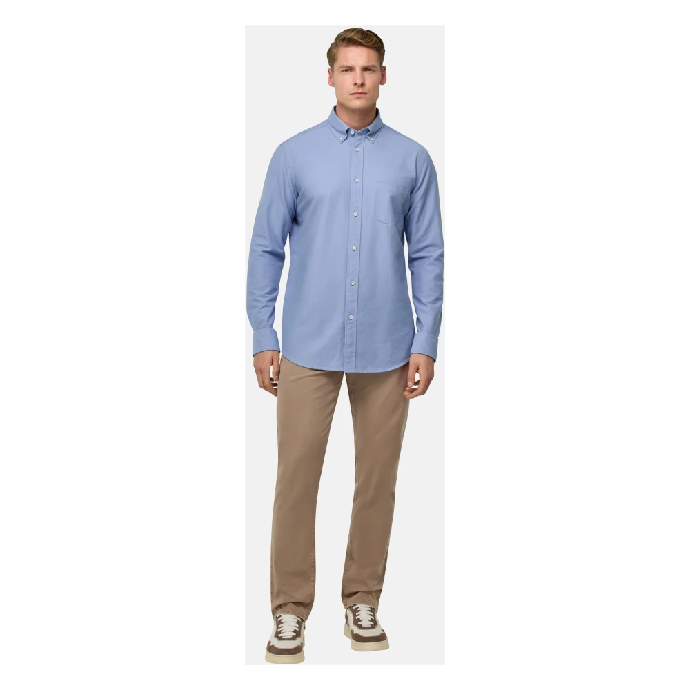 Boggi Milano Stretch Cotton Jeans Beige Heren