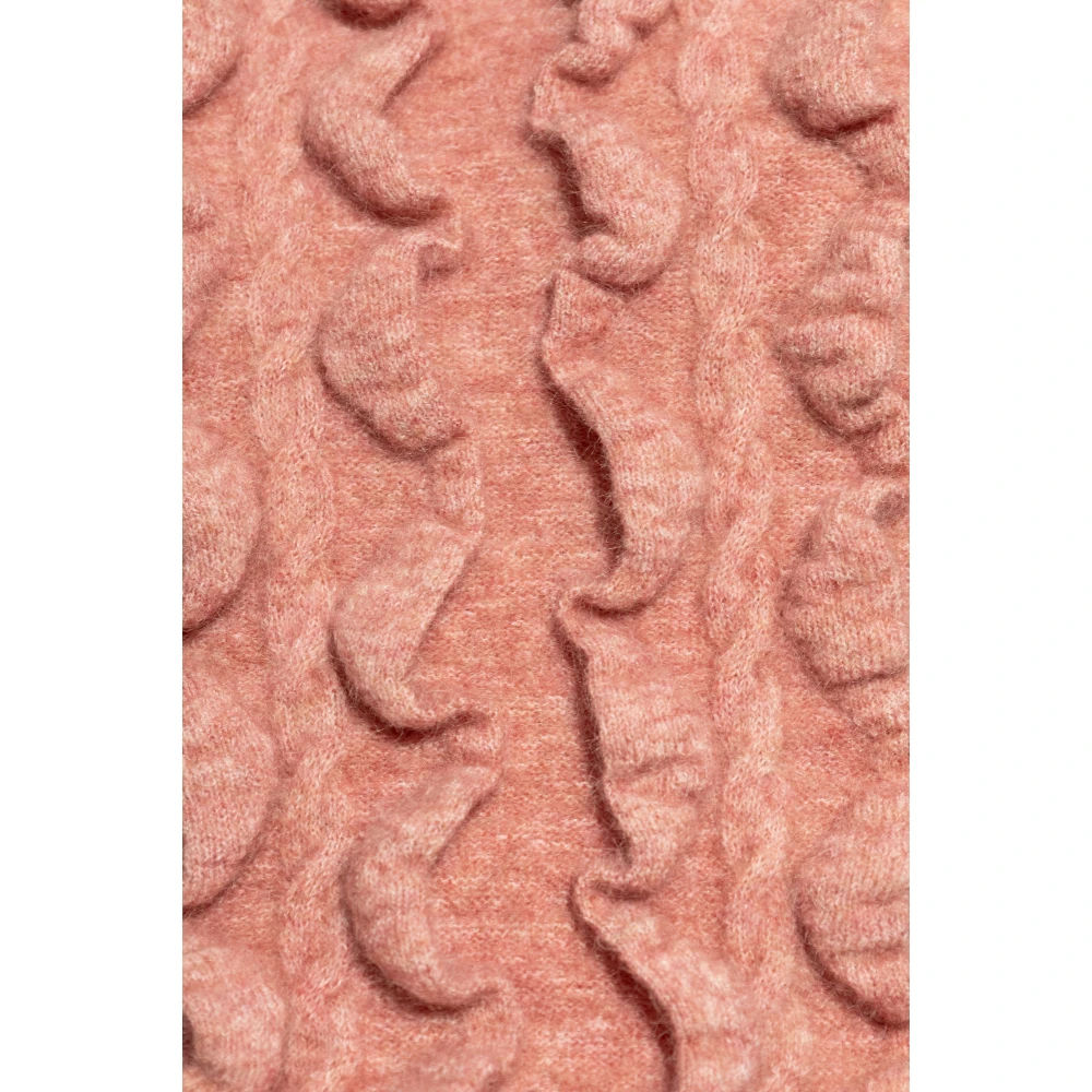 Moschino Trui met ruches Pink Dames