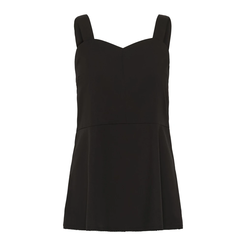 Soaked In Luxury Women's Black Sleeveless Tops - Sleeveless Tops - Xs - Tops