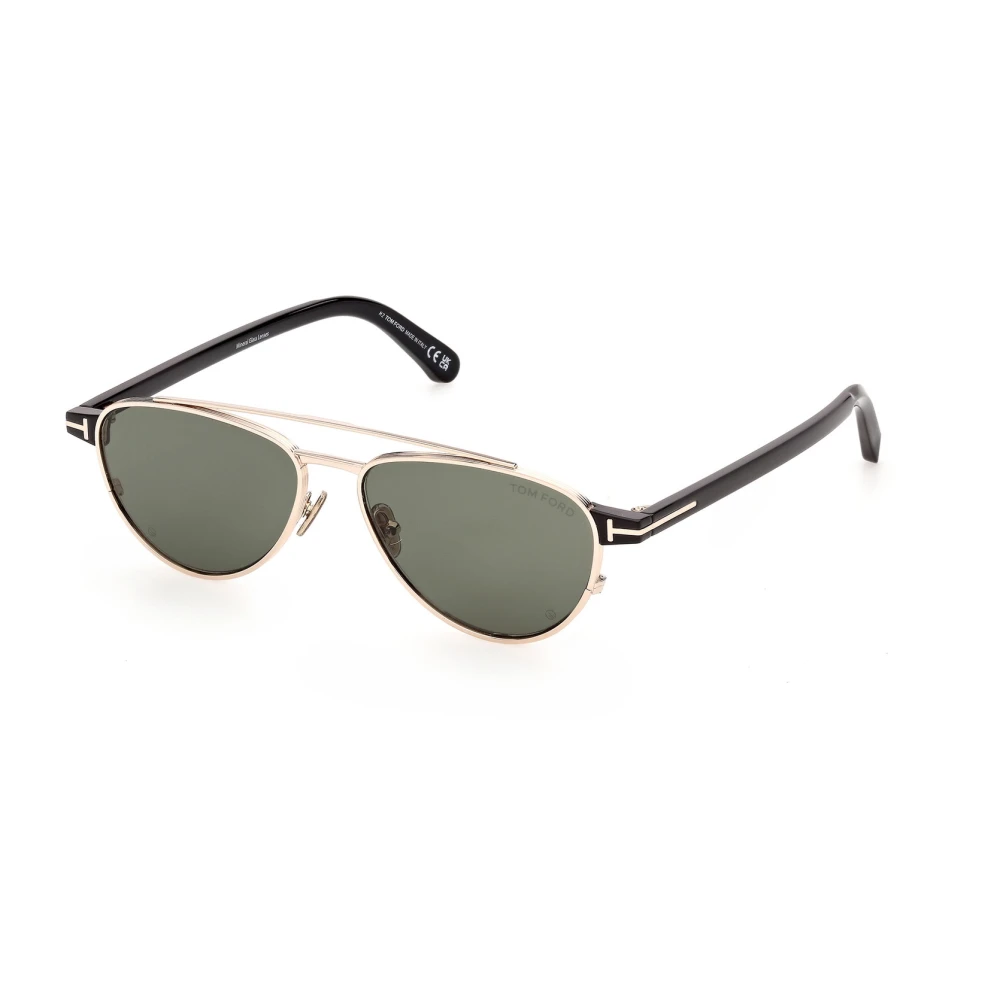 Tom Ford Yellow Sunglasses, Male, 55 Mm, Anthony-02 Sunglasses