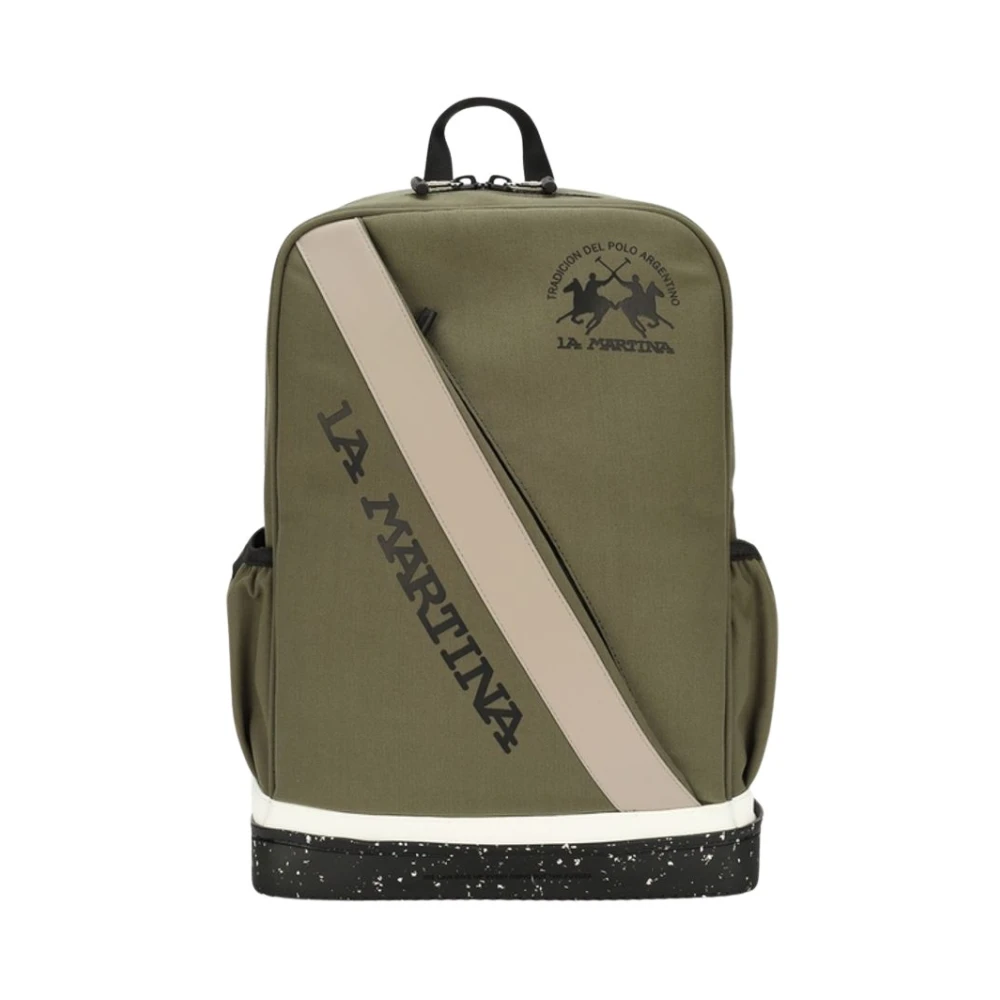 La Martina Bicolor Canvas Backpack - Image 2