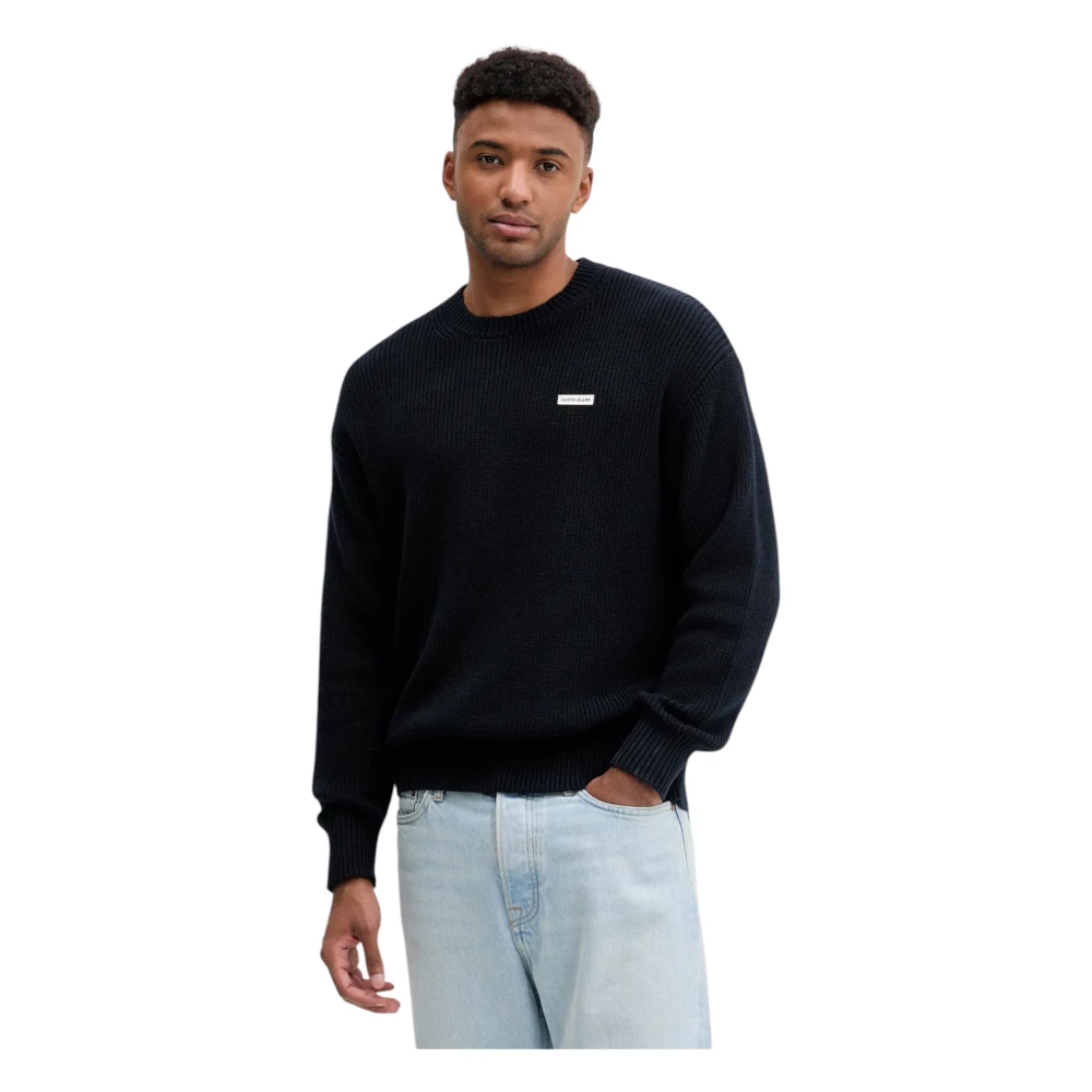 Guess Men's Blue Maglieria E Felpe Cotone Organico