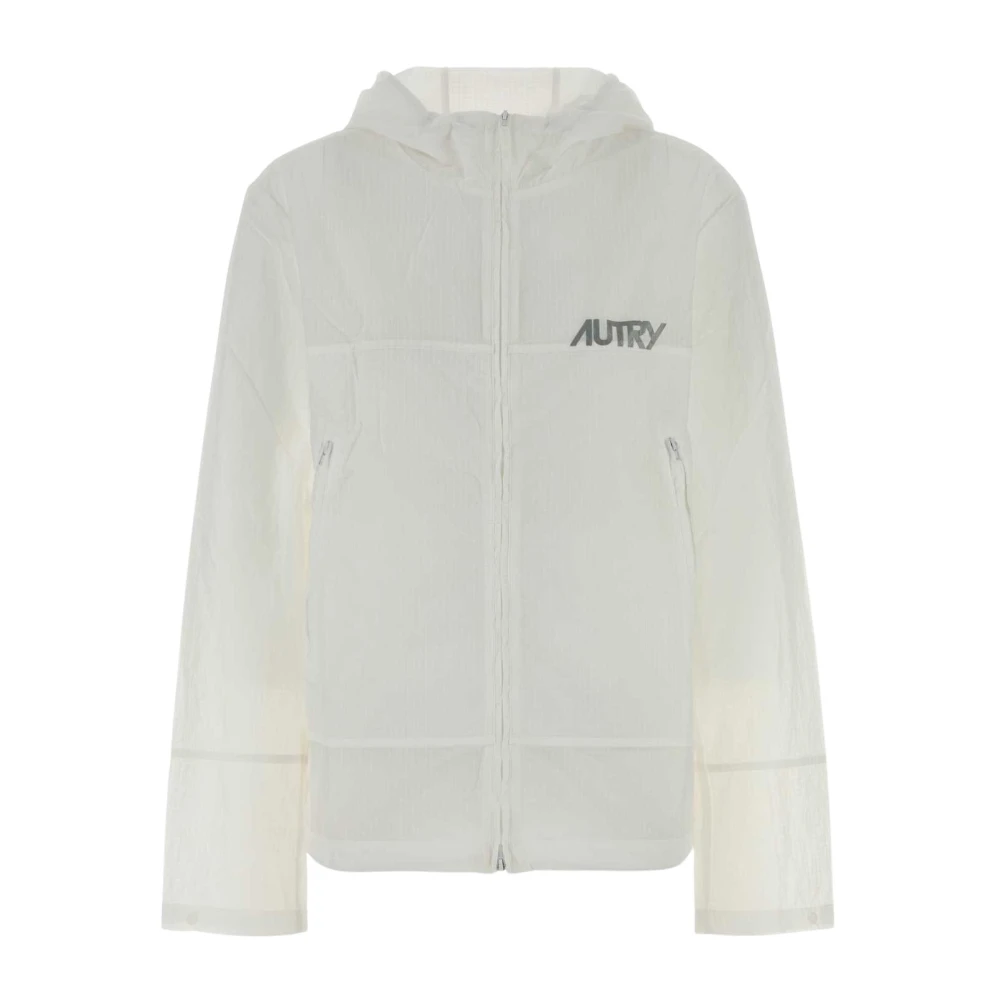 Autry Women's White Training Jackets, L, Wbpx Windbreaker