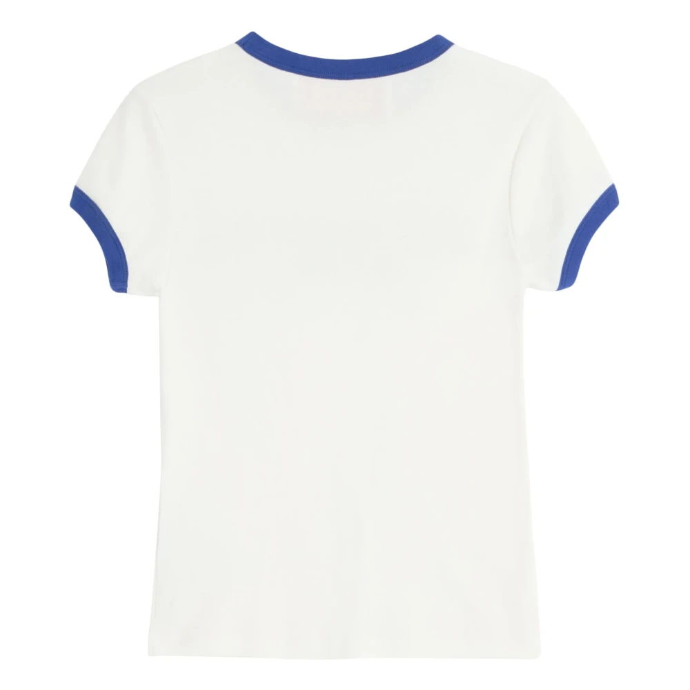 Valentino Garavani Patroon T-shirt en Polo Collectie White Dames