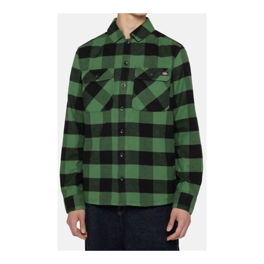 Dickies Groene Sacramento Shirt voor Mannen Green Heren