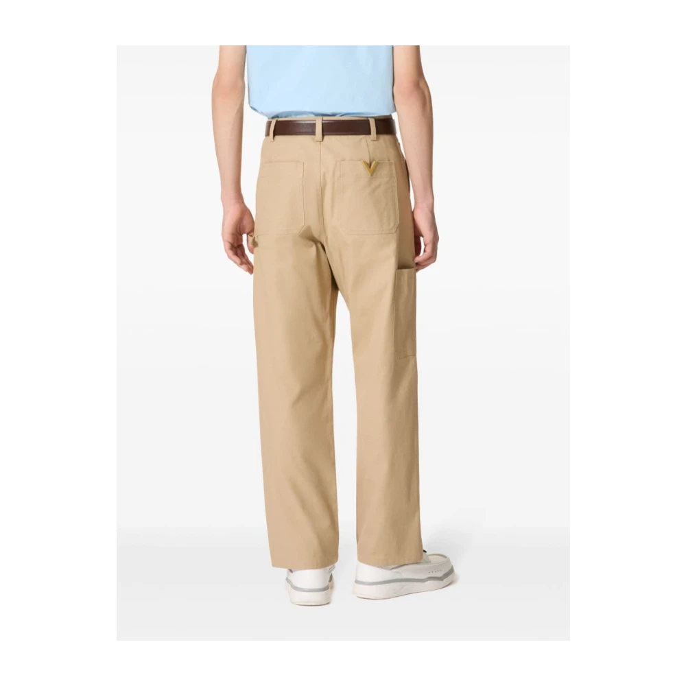 Valentino Garavani Beige Broek Aw24 Beige Heren