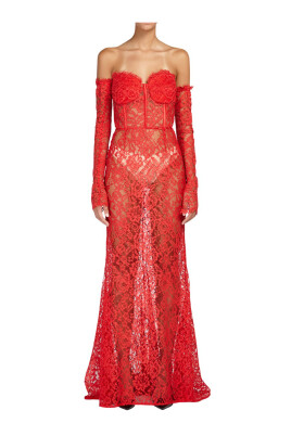 red-lace-long-dress-elegant-style