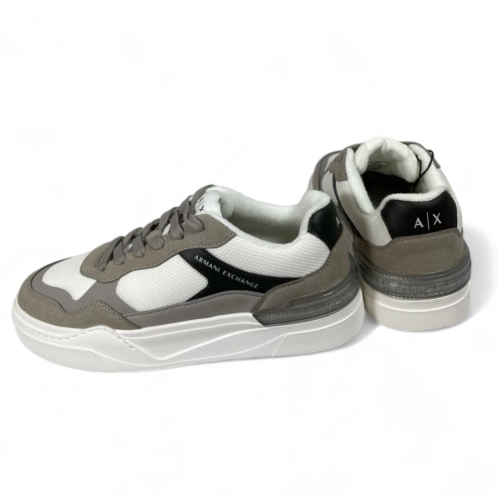 Armani Exchange Casual Sneaker Schoenen voor Mannen Heren Schoenen Beige