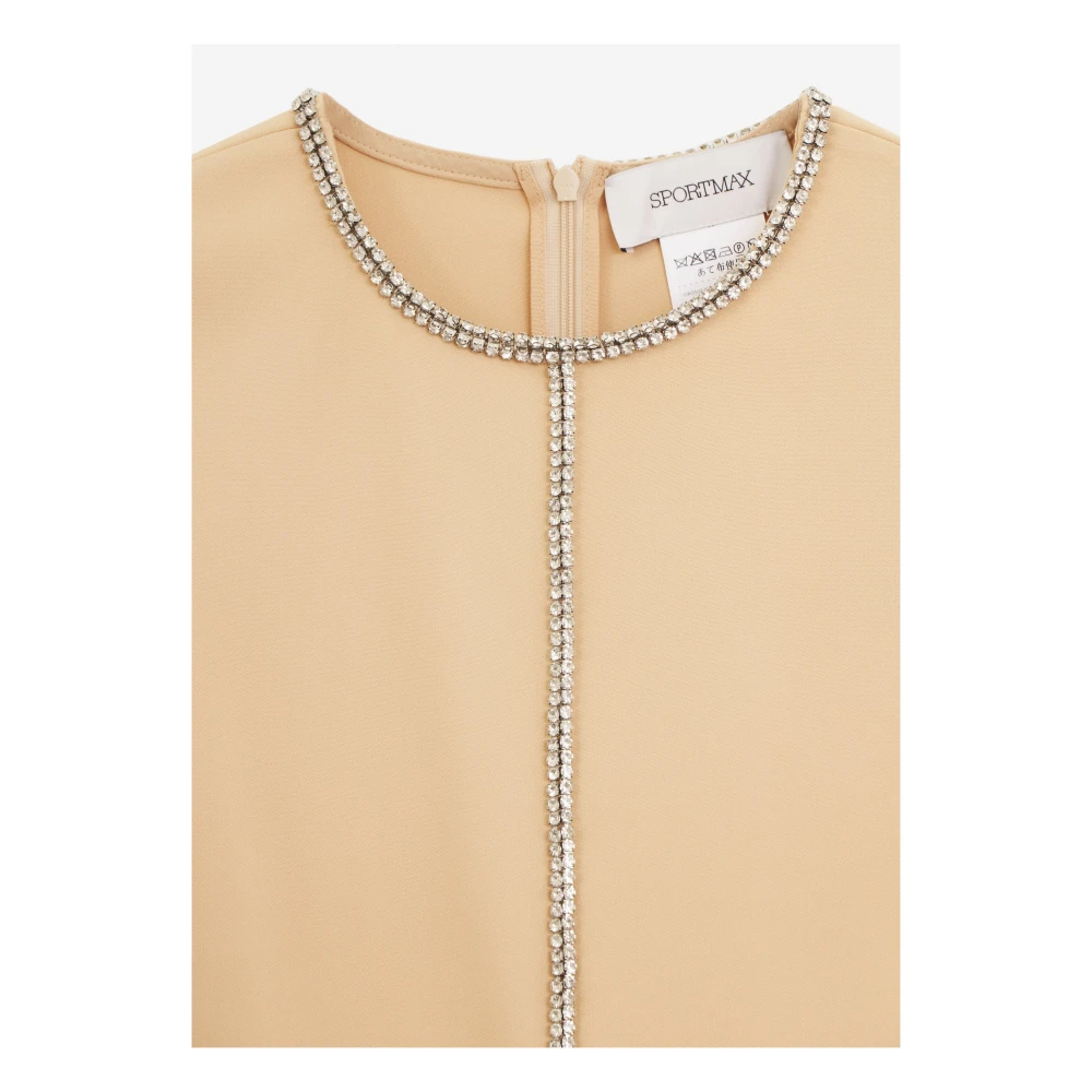 SPORTMAX Stijlvolle Jurken voor elke gelegenheid Beige Dames
