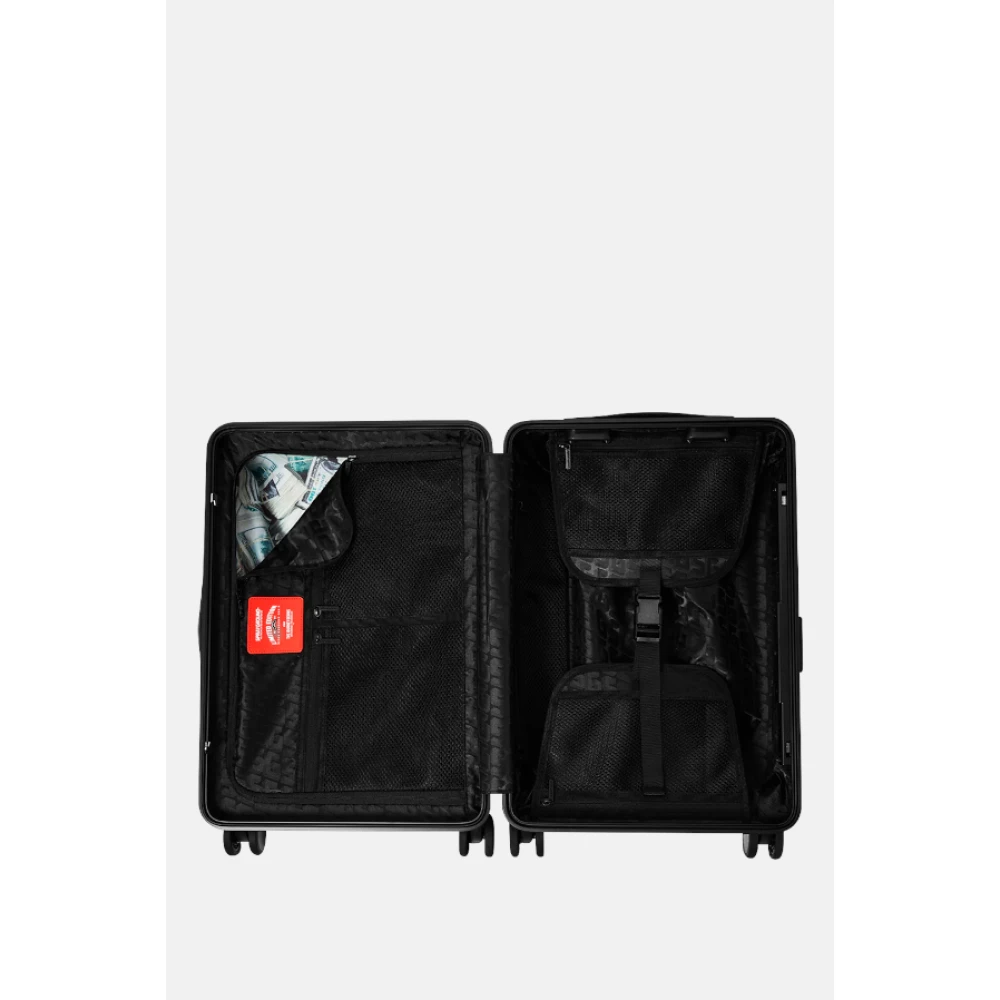 Sprayground Hardshell bagage met ritssluiting Black Unisex