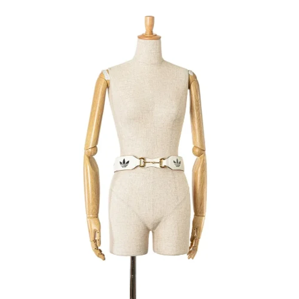 Gucci Vintage Pre-owned Leather belts White Dames