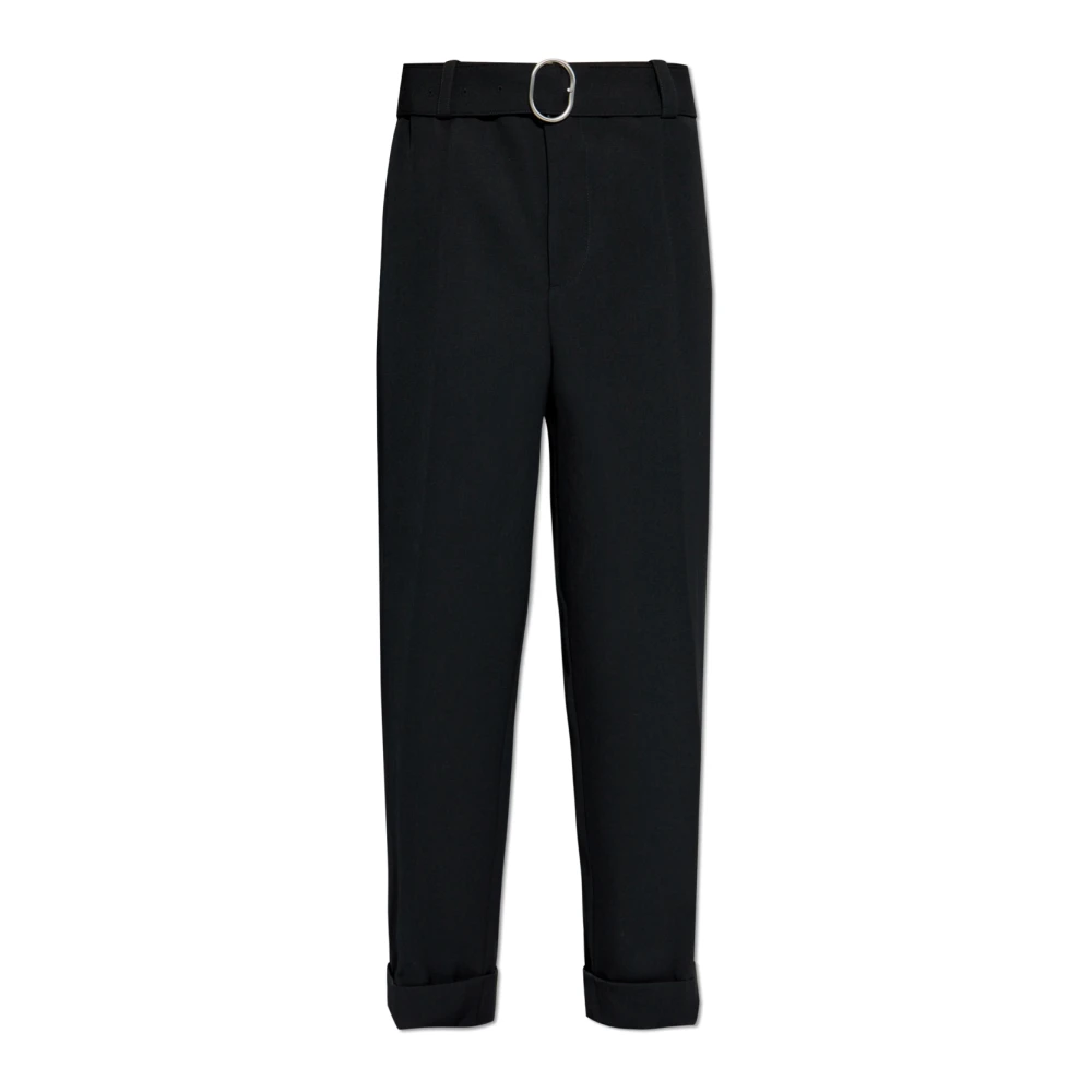 Jil Sander Uomo Nero - Pantaloni Con Cintura - Trousers - M