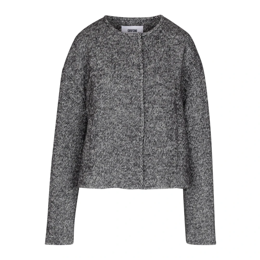 Mauro Grifoni Stijlvolle Denim Jeans Gray Dames