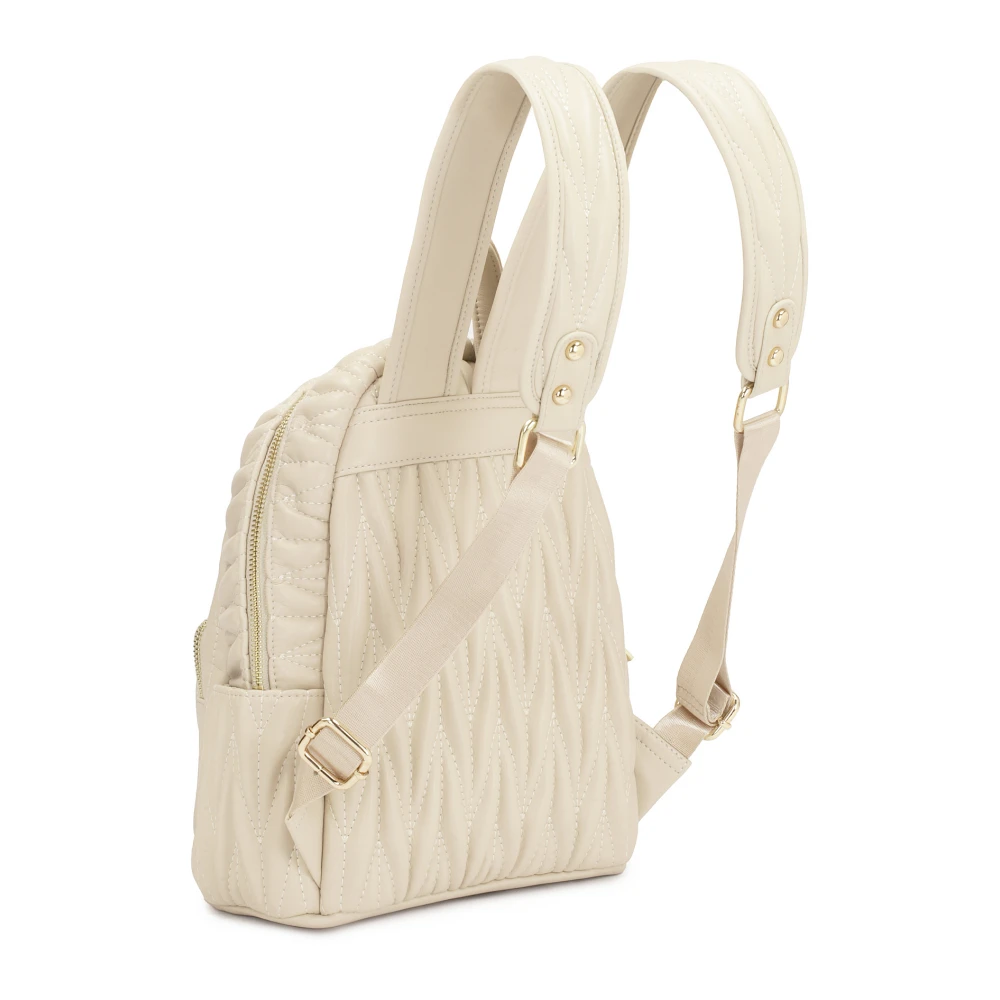 Kazar Gewatteerde leren rugzak Beige Dames