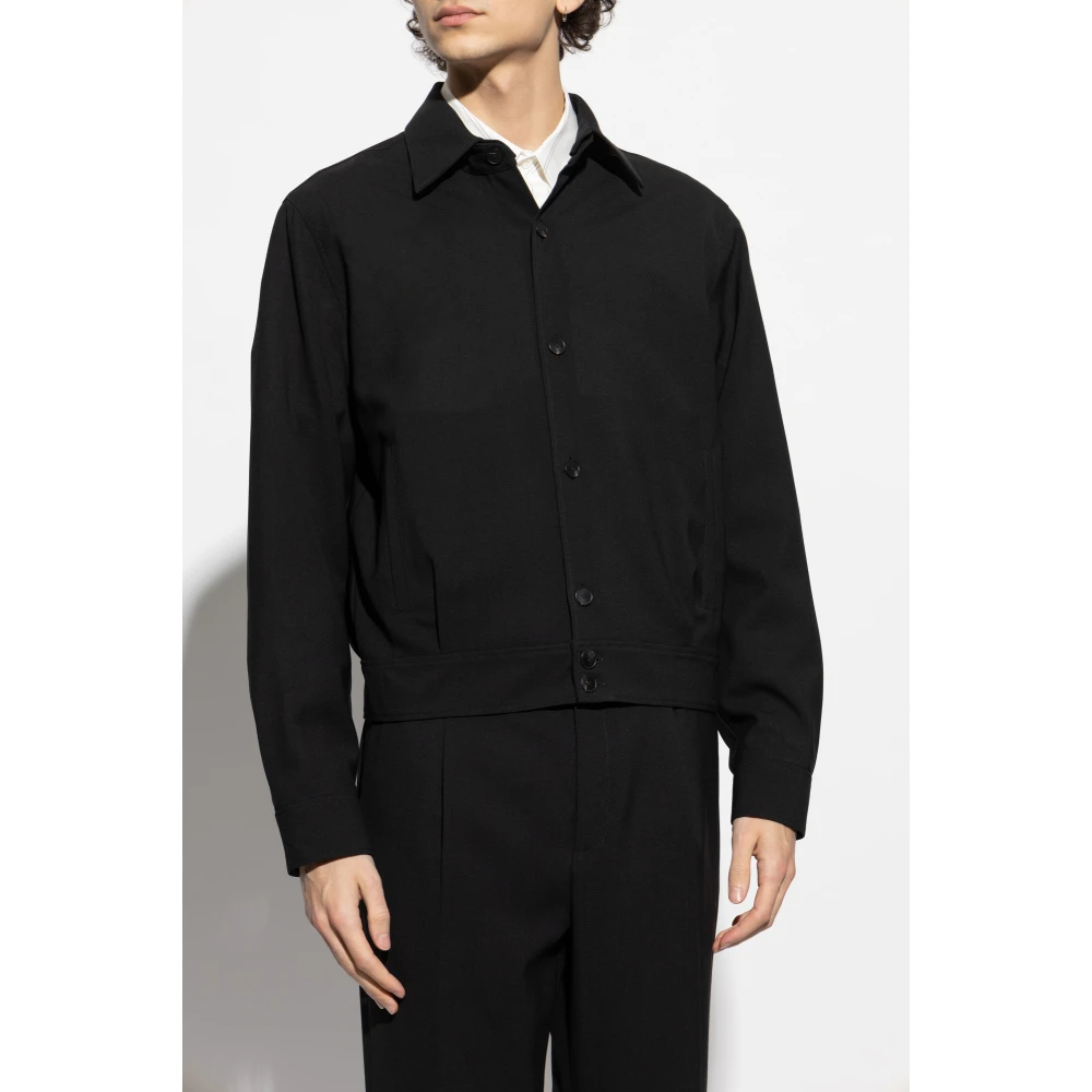 Lanvin Lichte jas Black Heren