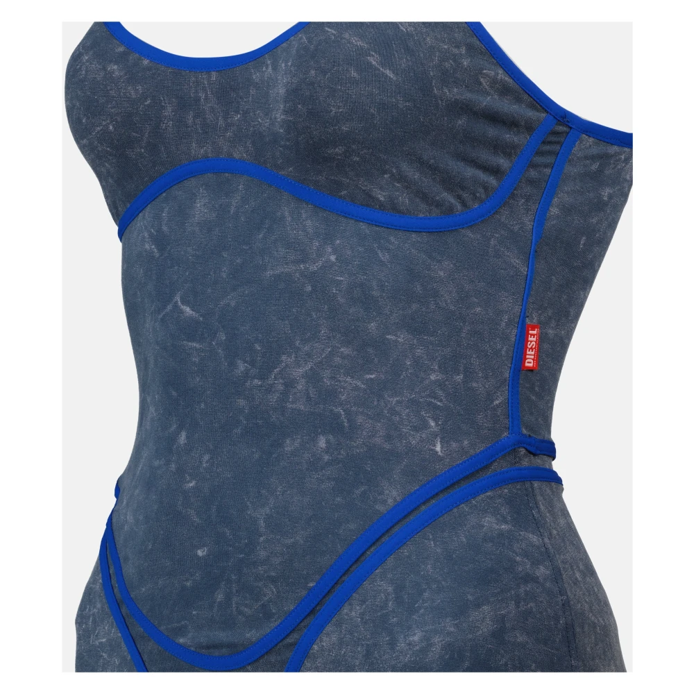 Diesel Grijze D-Wow Body Jurk Blue Dames