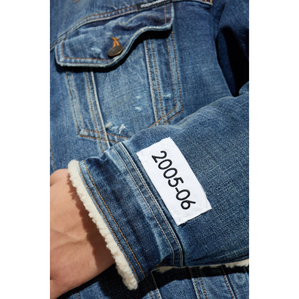 Dolce & Gabbana Denim jas Blue Heren